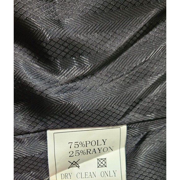 IL Canto Men's Blazer Jacket 44L Black Italian Designer 4-Pocket Style Jacket - Picture 6 of 9